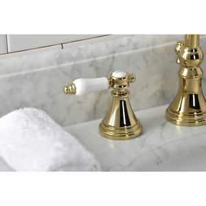 Bel-Air 8 in. Widespread 2-Handle Bathroom Faucet in Polished Brass