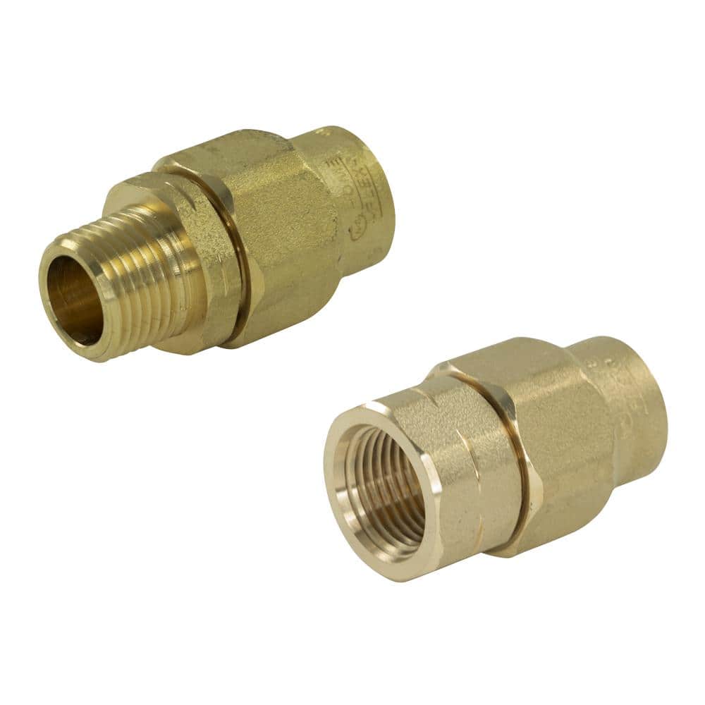 1/2 in. CSST MPT/FPT Stainless Steel Adapter Kit (1) 1/2 in. MPT Male Adapter (1) FPT Female Adapter price history on PriceWatchPro