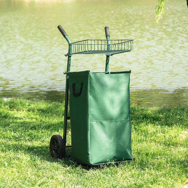 Lawn and Garden Leaf Bag Cart Leaf Gatherer Garden Cart - China