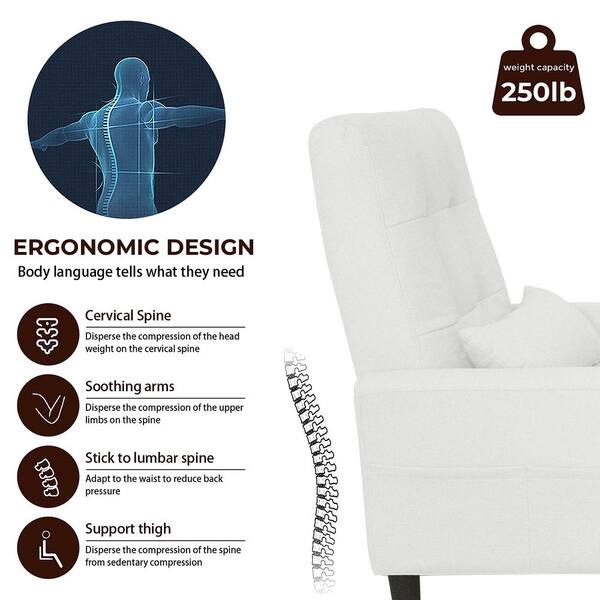 Back pillow for recliner hot sale chair