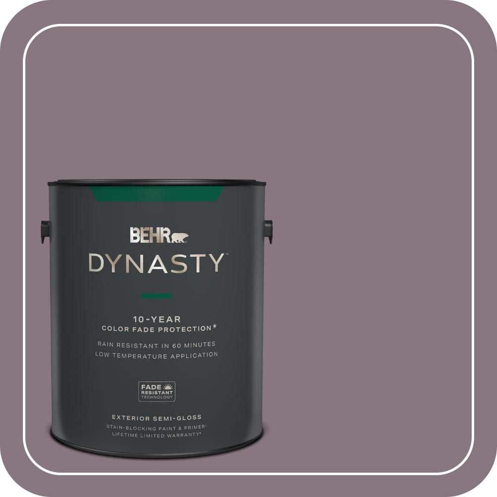 1 gal. #ECC-18-3 Blooming Wisteria Semi-Gloss Exterior Stain-Blocking Paint & Primer price history on PriceWatchPro
