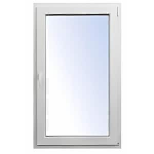 24 in. x 54 in. Elite Euro White Double-Pane Vinyl Tilt/Turn Window with Right Inward Swing