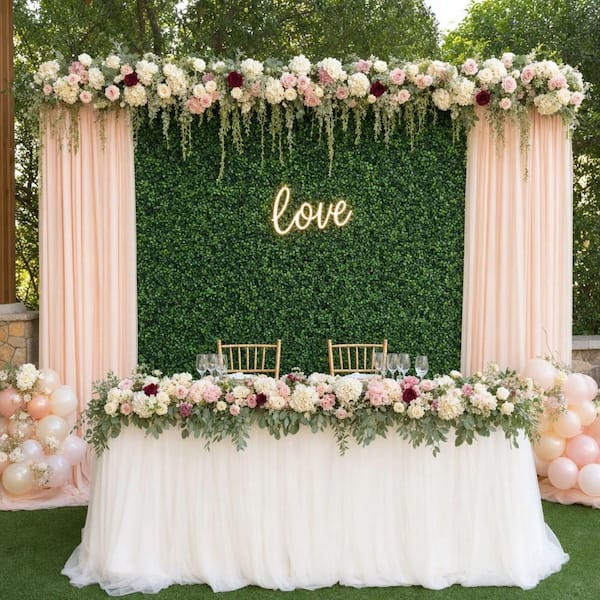 12PCS 20 x 20 in High-Density Artificial Grass Wall Panels, Quick-Install Artificial Boxwood Hedge Panel Indoor Outdoor