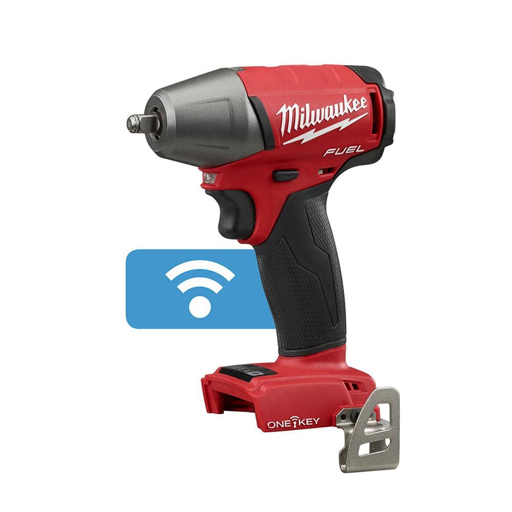 Milwaukee M18 FUEL ONE-KEY 18-Volt Lithium-Ion Brushless Cordless 3/8 in.  Impact Wrench w/ Friction Ring (Tool-Only) 2758-20