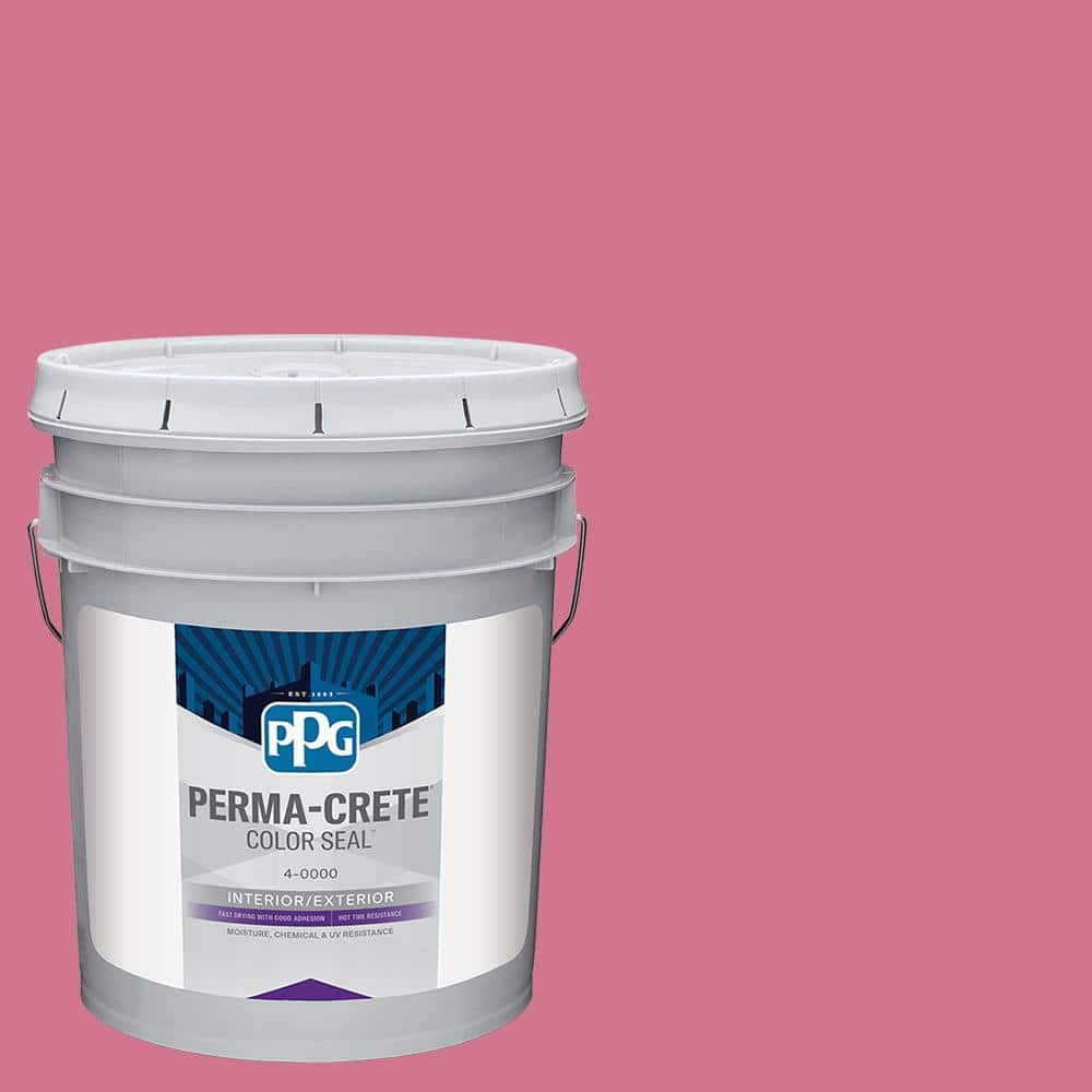 Reviews for Perma-Crete Color Seal 5 gal. PPG1183-5 Razzberries Satin ...