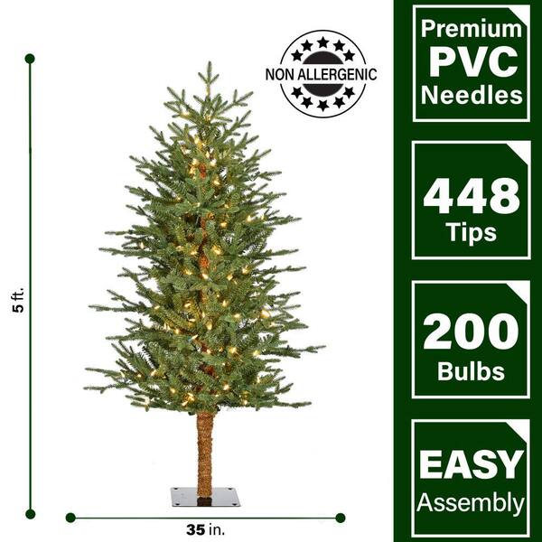 Fraser Hill Farm 7.5-ft. Jingle Pine Artificial Christmas Tree