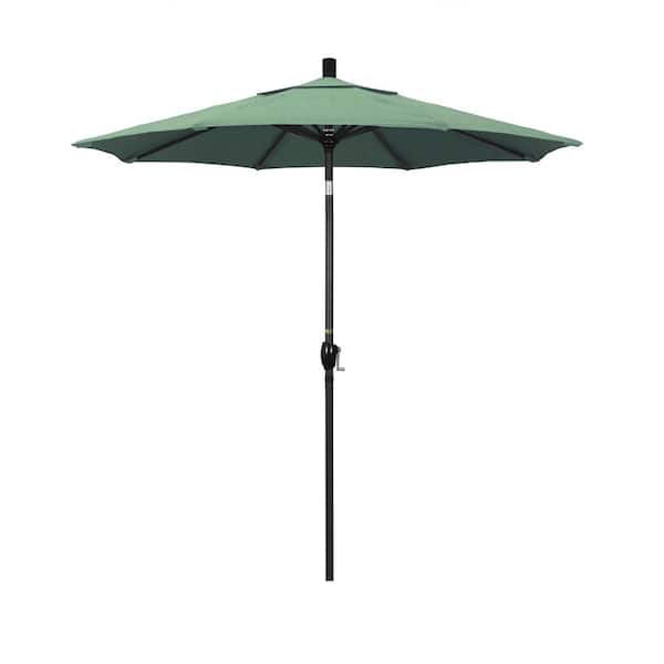 California Umbrella 7-1/2 ft. Aluminum Push Tilt Patio Market Umbrella in Spa Pacifica