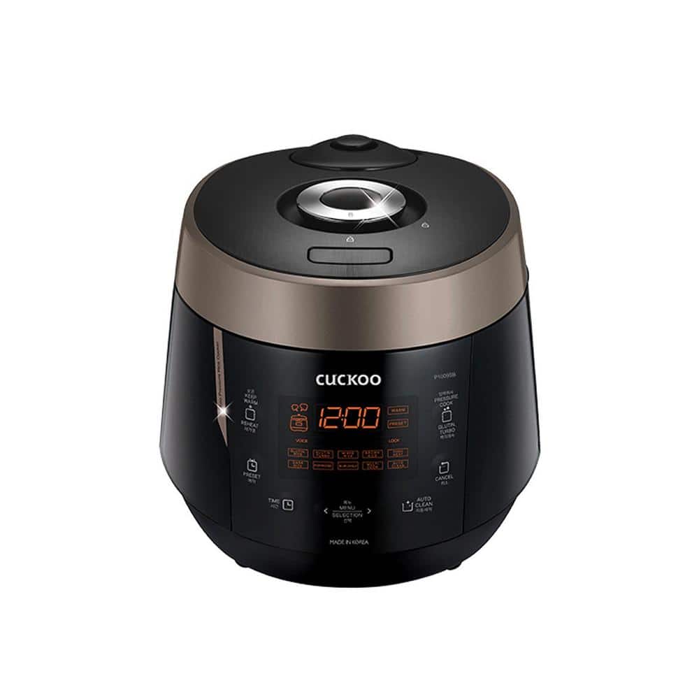 CRP-P1009SB 10-Cup (Uncooked) Heating Pressure Rice Cooker Warmer with Nonstick Pot, 13 Menu Modes, Auto Clean (White)