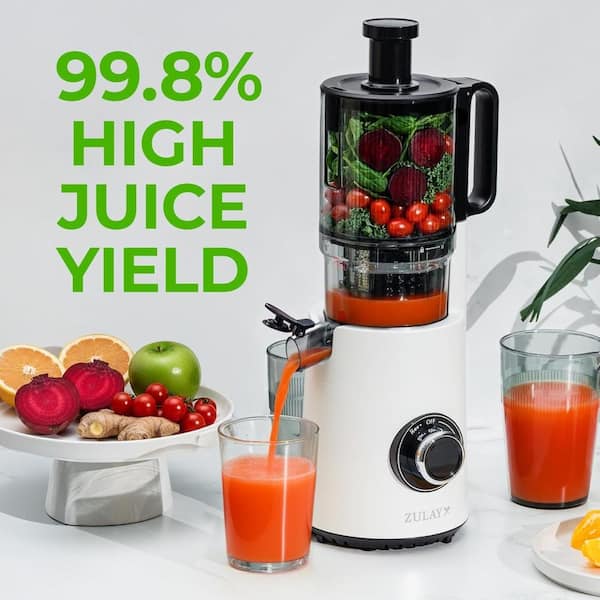 Zulay Kitchen Cold Press Juicer with 5