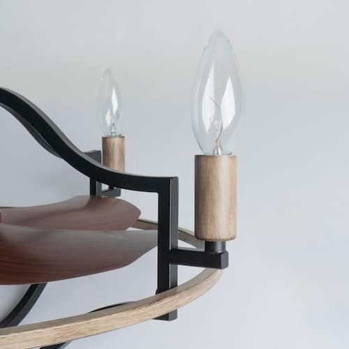 14.96 in. Indoor Black Farmhouse Vintage Caged Ceiling Fan with Remote Control without Fixture Kit Lighting