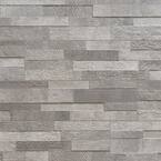 Holden Gray Ledger Panel 5.82 in. x 23.74 in. Textured Porcelain Wall Tile (10.97 Sq. Ft. / Case)