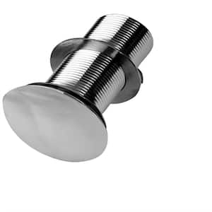 Push-Button Pop-Up Umbrella Drain in Polished Chrome