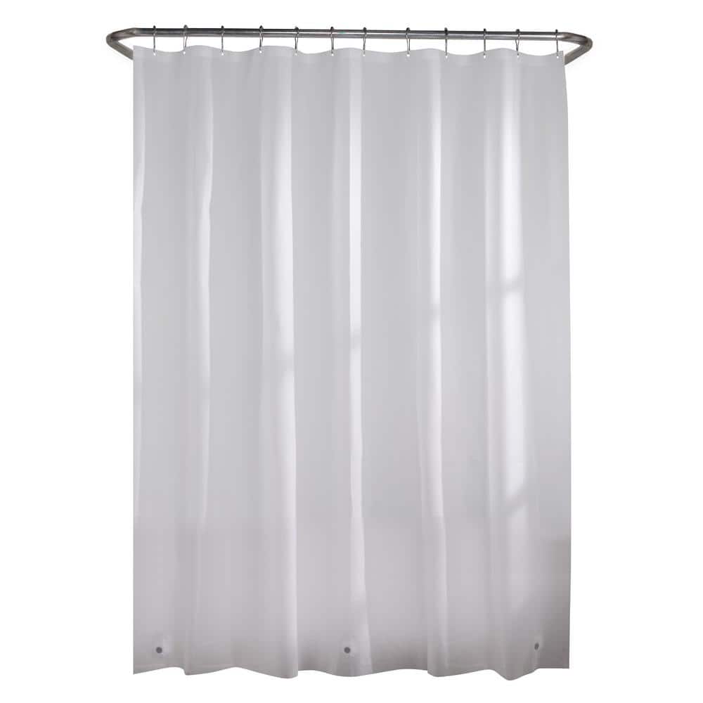 Frosted Clear Shower Curtain Liner, Titan Peva Clear Shower Curtain Liner