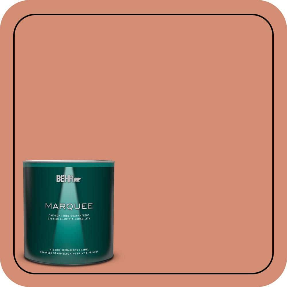 1 qt. #220D-5 Nectarina Semi-Gloss Enamel Interior Paint & Primer price history on PriceWatchPro