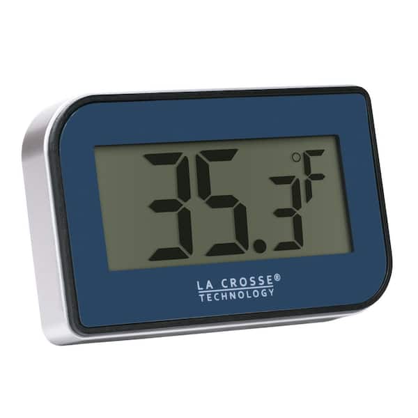 La Crosse Technology Blue Digital Refrigerator-Freezer Thermometer with  Hook 314-152-BL-TBP - The Home Depot