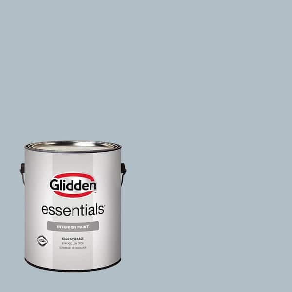 Glidden Essentials 1 gal. PPG1040-3 Ocean Drive Semi-Gloss Interior Paint