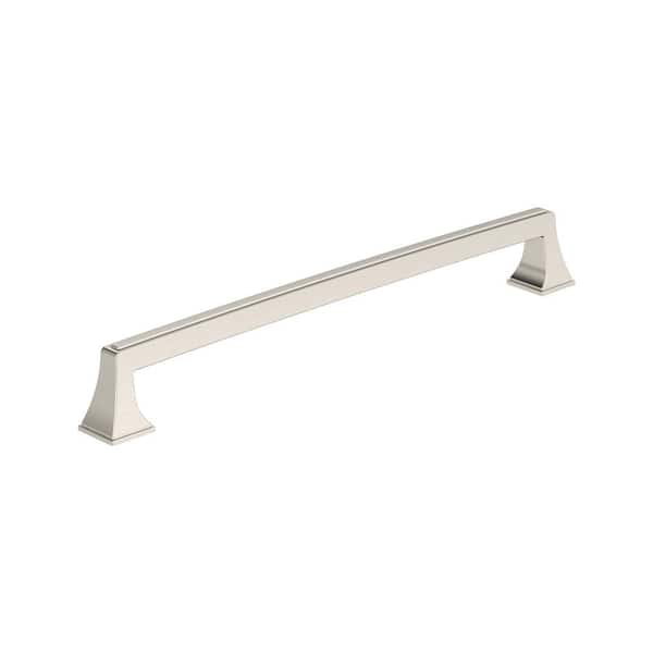 Amerock Mulholland 10-1/16 in. (256 mm) Center-to-Center Satin Nickel Cabinet Bar Pull (1-Pack)