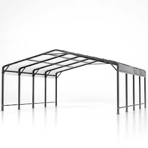 20 ft. W x 20 ft. D Metal Carport, Car Canopy and Shelter