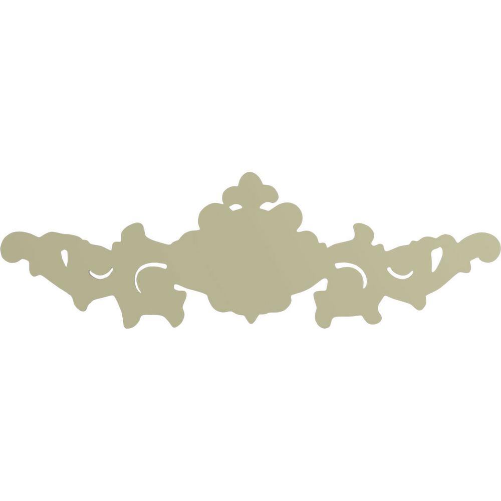 Marcella Small Leaf Scrolls Faux Finish Crown Onlay