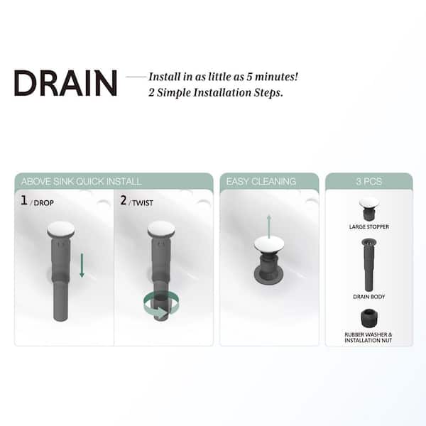 Calandine Single Handle Single Hole Bathroom Faucet with Deckplate Included in Brushed Nickel