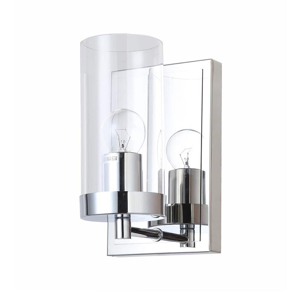 Novah 1-Light Chrome Sconce