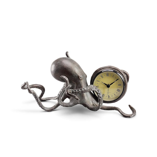 SPI Bronze Octopus Clock