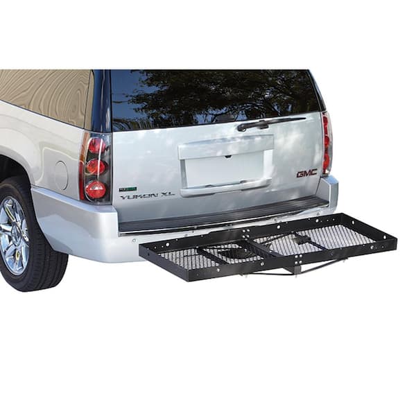 500 lb. Capacity 60 in. x 24 in. Steel Caddy Hitch Cargo Carrier for 2 in. Receiver