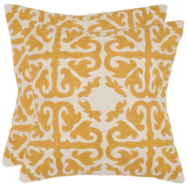Safavieh Moroccan Chainstitch Pillow (2-Pack)