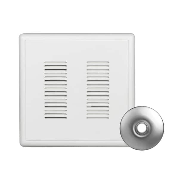PrimeChime Plus 2 Video Compatible Wired Door Bell Chime Kit with Nickel Stucco Button