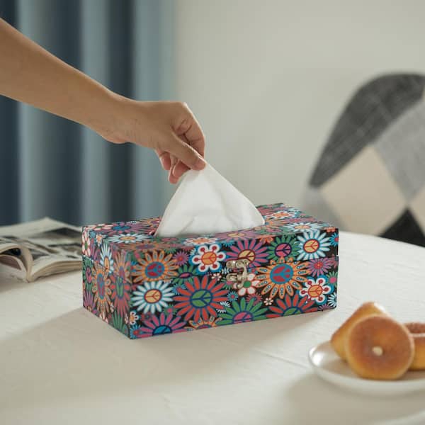  Halloween Decoration Tissue Holder Box Tissue Box Cover Home  Decor Tissue Box Kleenex Box Covers Square : Home & Kitchen