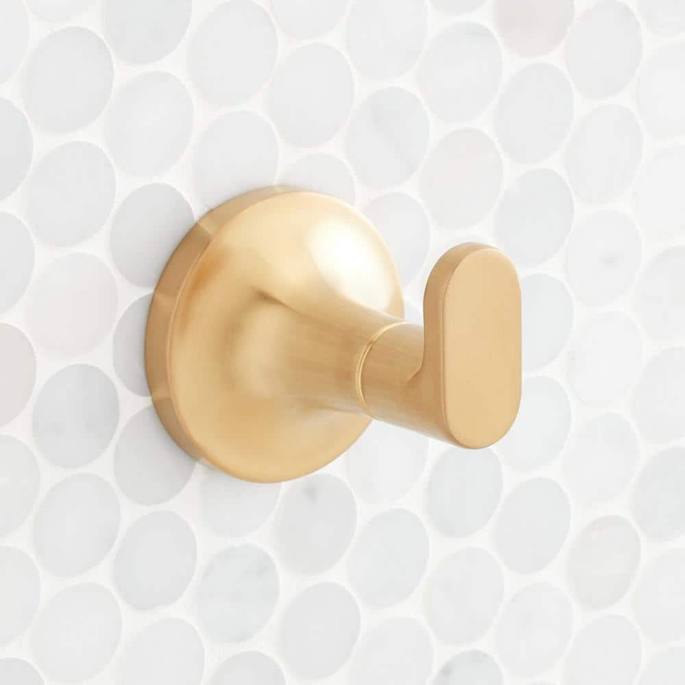 Lentz J-Hook Robe/Towel Hook in Brushed Gold price history on PriceWatchPro