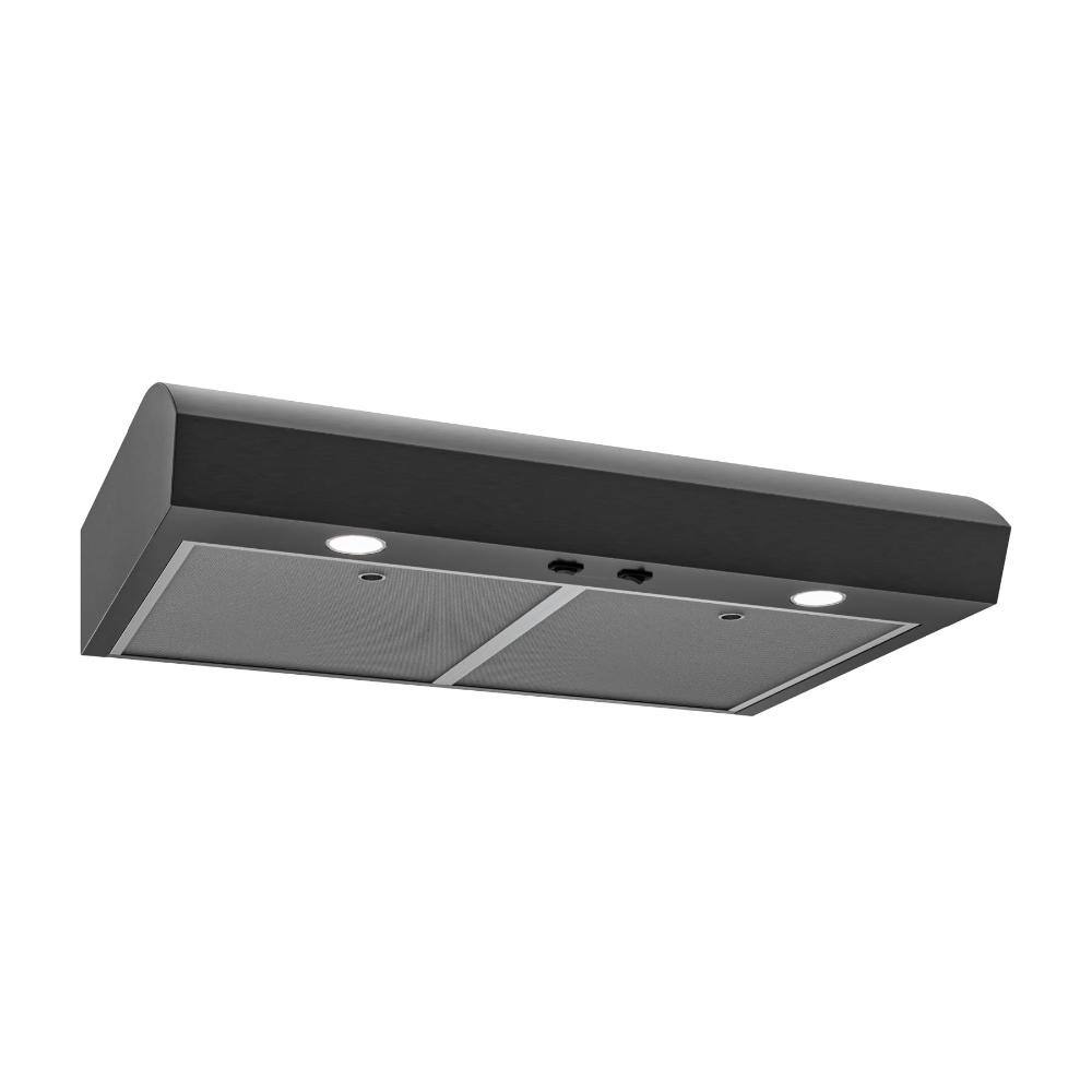 30 in. 600 CFM Ducted Under Cabinet Range Hood with 4-Speed Touch Button, Black Stainless Steel price history on PriceWatchPro