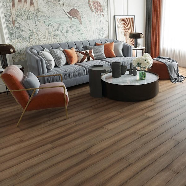 Take Home Sample - Old Vintage 5 in. W x 4 in. L Bamboo Flooring