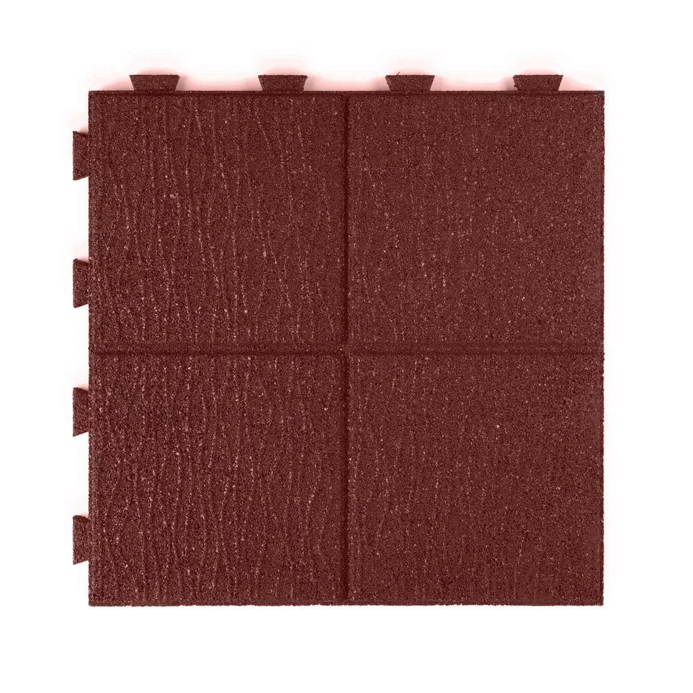 16 in. x 16 in. x 5/8 in. Red Cobblestone SmartLoc Rubber Paver (9-Pack) price history on PriceWatchPro