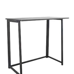 31.5 in. W Simple Black Wood Computer Desk