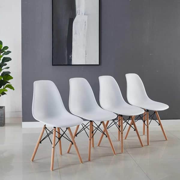 Seafuloy Beige Velvet Upholstered Dining Chair (Set of 2)