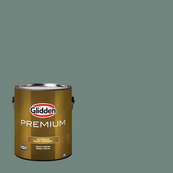 1 gal. PPG1136-6 Dwarf Spruce Semi-Gloss Exterior Latex Paint