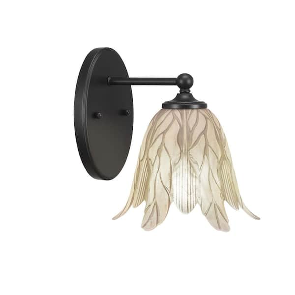 Unbranded Royale 1-Light Matte Black Wall Sconce