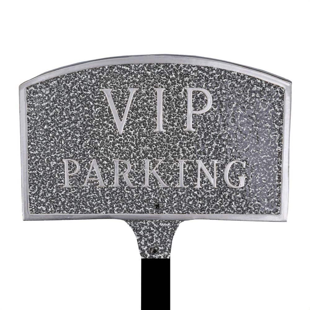 "5.5"" x 9"" Small Arch VIP Parking Statement Plaque Sign with Lawn Stake - Swedish Iron" price history on PriceWatchPro