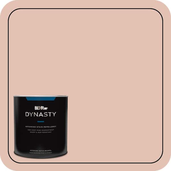 BEHR DYNASTY 1 qt. #S180-2 Sunwashed Brick Satin Enamel Interior Stain-Blocking Paint and Primer