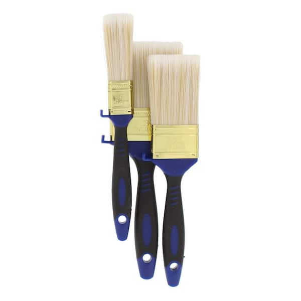 Helping Hand 1 in., 2 in., 3 in. General Purpose Brush Paint Brush Set