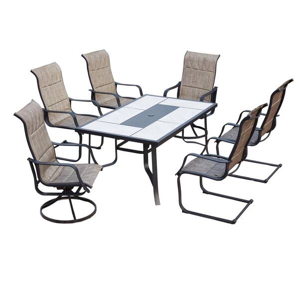 Patio Festival 7-Piece Sling Outdoor Dining Set