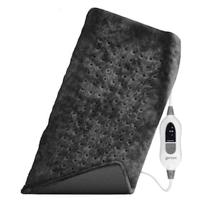 Washable Electric Heating Pad for Back Pain, Cramps Relief with Auto Shut Off, Black