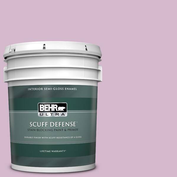 BEHR ULTRA 5 gal. #M110-3 Bedazzled Extra Durable Semi-Gloss Enamel Interior Paint & Primer