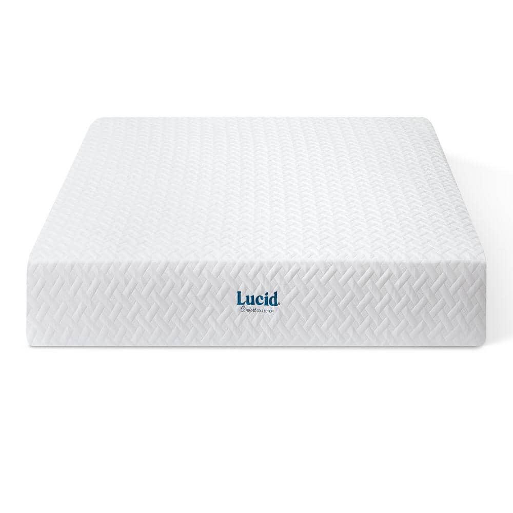 Lucid Comfort Collection SureCool 12in. Firm Gel Memory Foam Tight Top