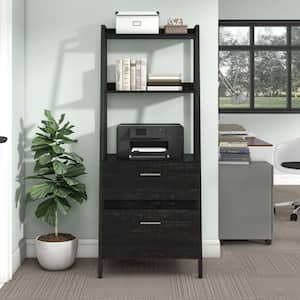 Shayfield Reclaimed Black Oak File Cabinet with 2-Drawers