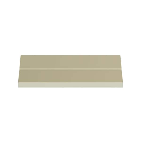 Ekena Millwork Alicia 2.5 in. D x 4.625 in. W x 96 in. L Polyurethane Crown Moulding