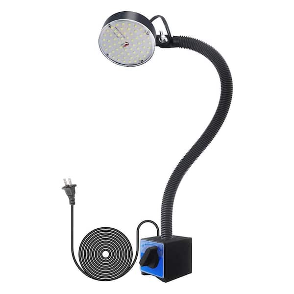 20 Volt 2000 Lumen LED Magnetic Flexible Work Light Plug-In Industrial Shop Tool Lamp for Lathe Sewing Machine