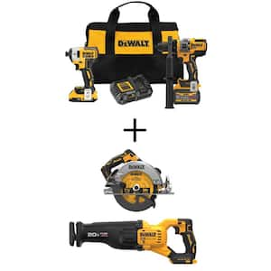 Dewalt circular saw and deals reciprocating saw combo kit