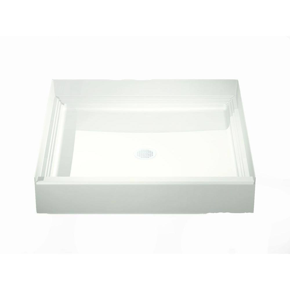 UPC 727149013981 product image for A2 36 in. x 36 in. Single Threshold Center Drain Shower Base in White | upcitemdb.com